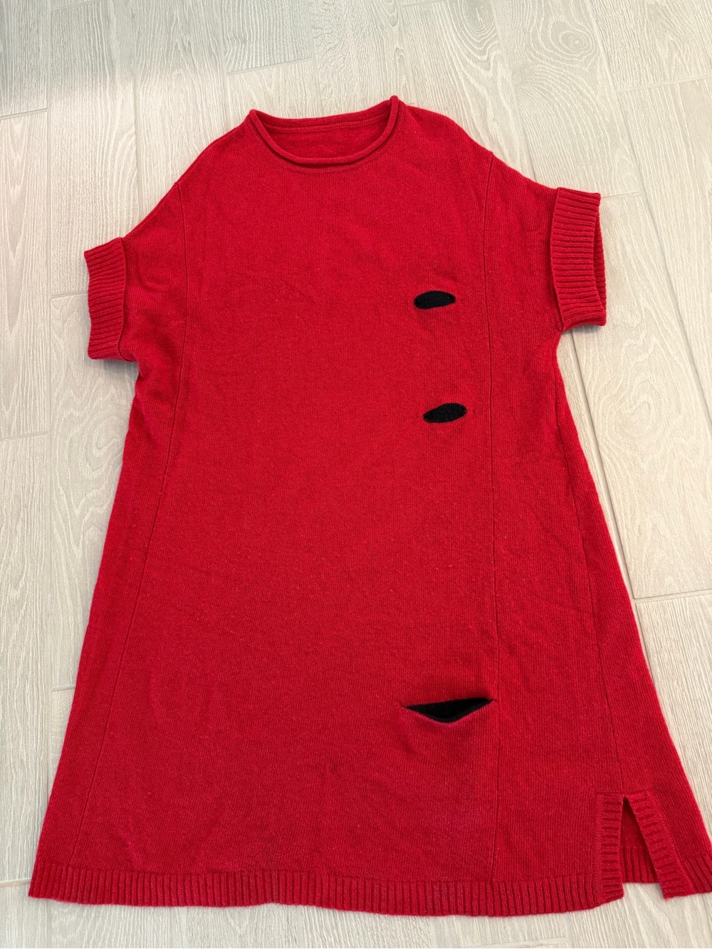 MOYURU Wool Blend Lagenlook Avant Garde Made in Japan Dress Size Medium VGUC